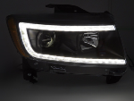 Paire de feux phares Jeep Grand Cherokee de 2011 a 2013 LED LTI Noir