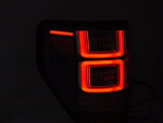 Paire de feux arriere Ford F150 MK12 de 2008 a 2014 Led Rouge Noir Fume + Dynamic