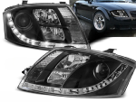 Paire de feux phares Audi TT de 1999 a 2006 Daylight led noir