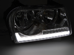 Paire de feux phares Chrysler 300C de 2005 a 2008 Tube Light Chrome