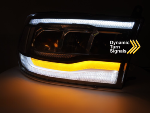 Paire de feux phares Dodge Ram 09-18 Full LED DRL DYN