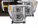 Paire de feux phares Ford F150 MK14 de 2020 a 2023 Tubelight Full Led Chrome