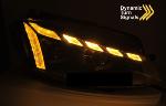 Paire de feux phares VW Golf 7 de 2017 a 2019 LED DRL Dyn Noir