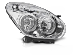 Feu phare Droit Adaptable Fiat Doblo de 2010 a 2014 Chrome Halogene