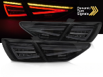 Paire de feux arriere Seat Leon 5F 12-20 FULL LED BAR DYN Noir Fume