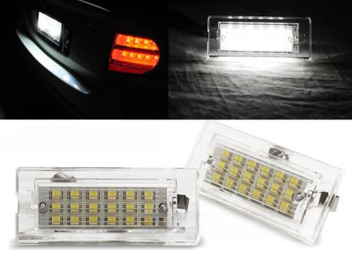 Paire feux de plaque BMW X5 E53/X3 Led