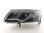 Paire de feux phares Daylight Led DRL Audi A6 C6/4F 2004-2008 Noir