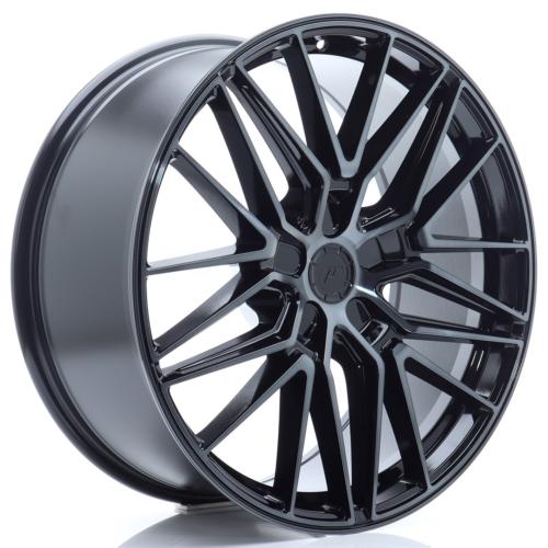 Jante JR Wheels JR38 21x9.5 ET14-58 Blank Black Brushed w/Tinted Face