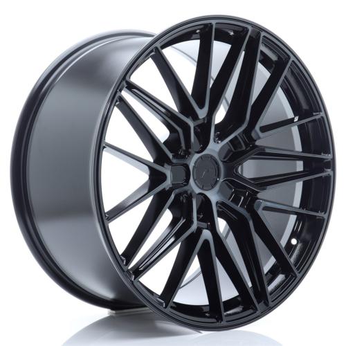 Jante JR Wheels JR38 21x9.5 ET0-35 Blank Black Brushed w/Tinted Face