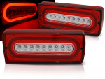 Paire de feux arriere Mercedes classe G W463 de 1990 a 2012 FULL LED rouge