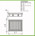 Filtre a air Green pour VW Golf 2 de 1986 a 1991 1.8L 16V GTI-140cv