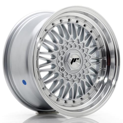 Jante JR Wheels JR9 17x8.5 ET35 5x112/120 Silver w/Machined Lip+Silver Rivets