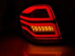 Paire de feux arriere Mercedes Classe M W164 09-11 LED BAR rouge fume