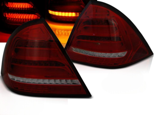 Paire de feux arriere Mercedes classe C W203 00-04 FULL LED rouge Fume