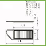 Filtre a air Green pour Ford Fusion de 2002 a 2012 1.4L TDCI-68cv