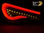 Paire de feux arriere Toyota GT86 12-21 led Bar Noir fume Rouge