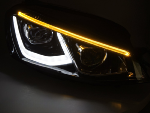 Paire de feux phares VW Golf 7 de 2014 a 2019 FULL LED DRL Noir