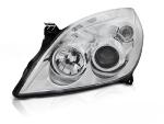 Feu phare Gauche Adaptable Opel Vectra C de juillet 2005 a 2008 Chrome Halogene