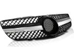 Grille calandre Mercedes SL R230 01-06 noir chrome