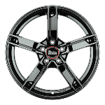 Jante Mam W4 18x7.5 ET45 5/108 Black Painted