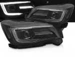 Paire Feux Phares Subaru Forester 13-18 XENON LED DRL LTI Dyn Noir