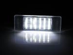 Paire feux de plaque Peugeot 106/307/308/406/407 LED