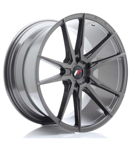 Jante JAPAN RACING JR21 21" x 11" 5x108 5x130 ET 15-55 Blank Hyper Gray