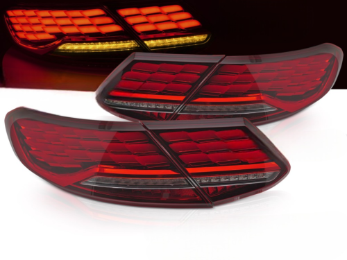 Paire de feux arriere Mercedes Classe C Coupe C205 de 2014 a 2021 Rouge - FULL Led