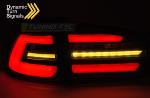 Paire de feux arriere VW Golf 7 13-17 FULL LED BAR Dyn Noir