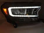 Paire de feux phares Ford Ranger de 2016 a 2022 FULL LED DRL Dyn Noir